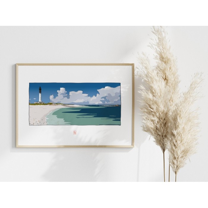 Illustration du grand phare de l'île de Sein