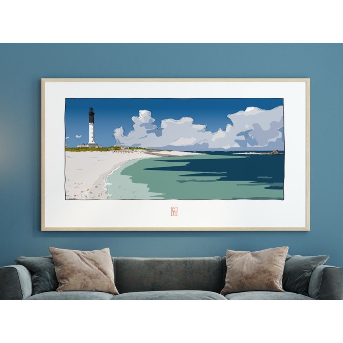 Illustration du grand phare de l'île de Sein