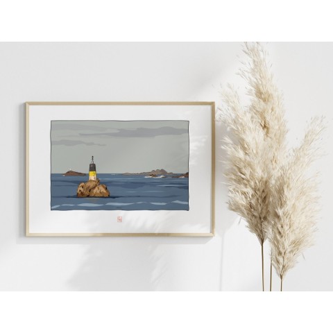 Illustration de la Pendante, balise de Portsall 2