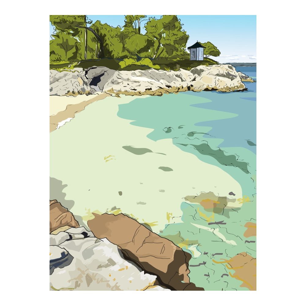 Illustration de Bot Conan à Beg-Meil - Copyright Gwendal Hasson