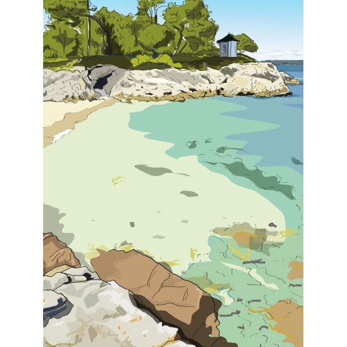 Illustration de Bot Conan à Beg-Meil - Copyright Gwendal Hasson