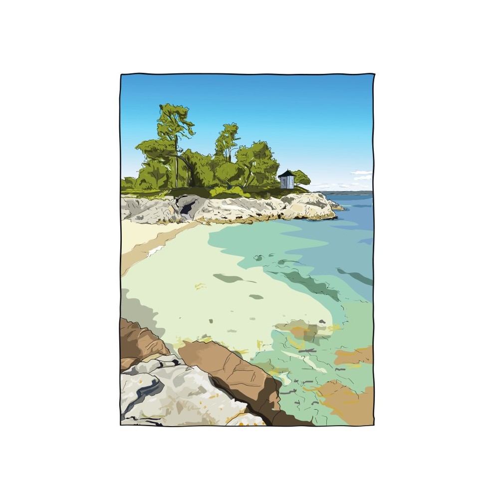 Illustration de Bot Conan à Beg-Meil - Copyright Gwendal Hasson