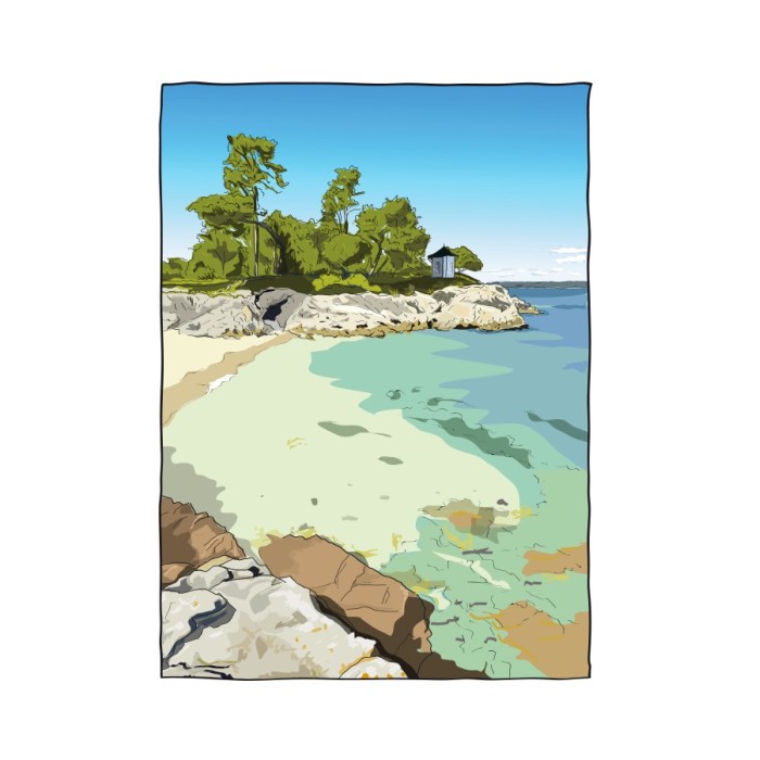 Illustration de Bot Conan à Beg-Meil - Copyright Gwendal Hasson