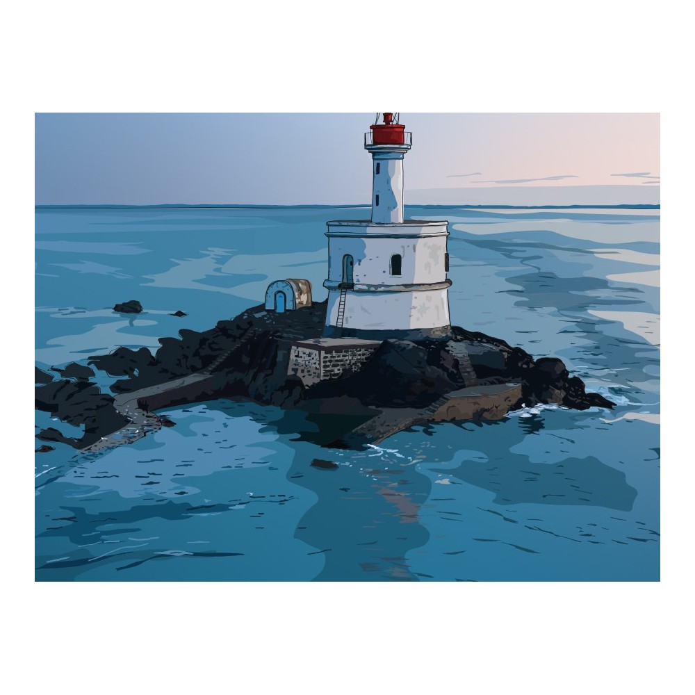 Baie de Quiberon, phare de la Teignouse