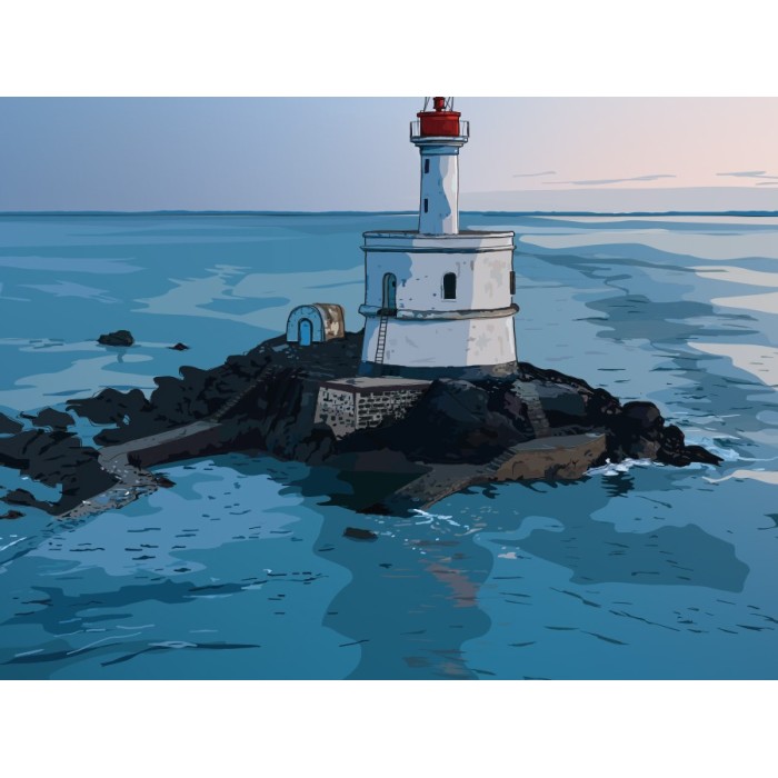 Baie de Quiberon, phare de la Teignouse