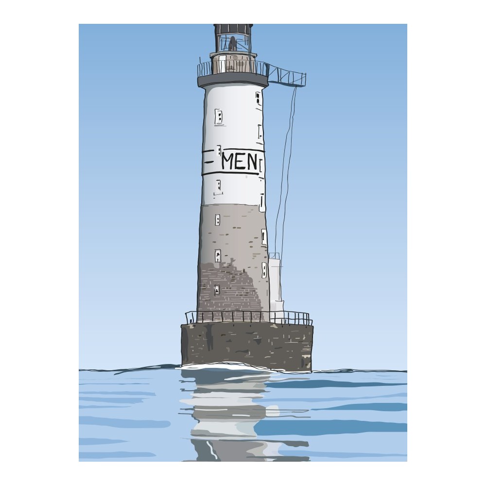 Ar-men, phare, chaussée de Sein