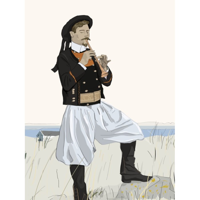 Sonneur du Pays bigouden en Bretagne