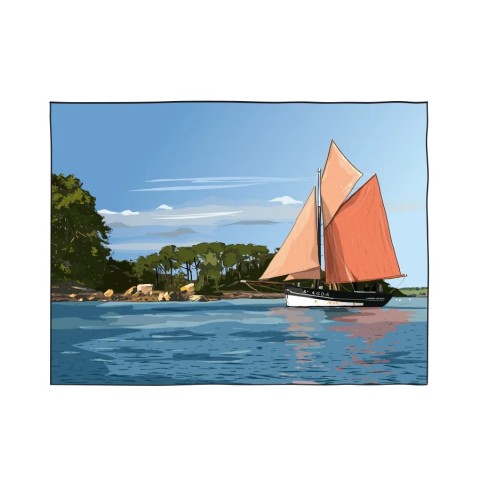 Illustration du Golfe du Morbihan