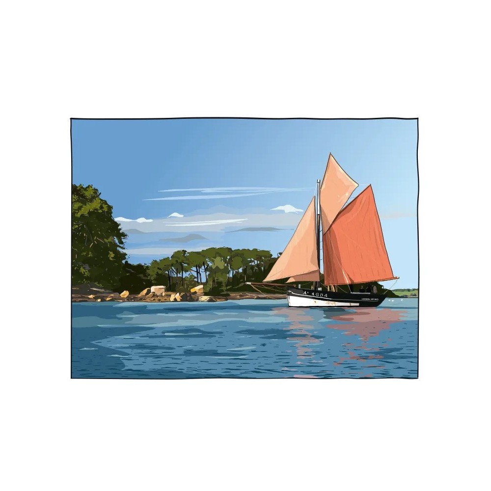 Illustration du Golfe du Morbihan