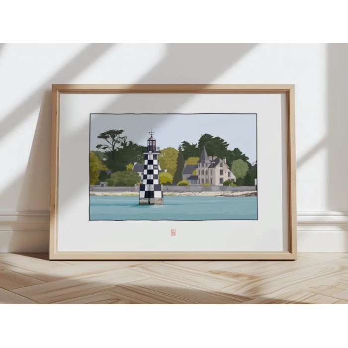 Illustration de la tourelle de la Perdrix, Loctudy