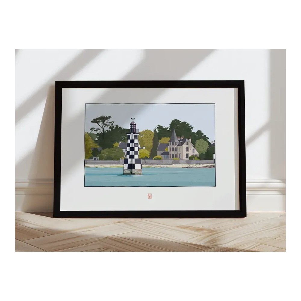 Illustration de la tourelle de la Perdrix, Loctudy