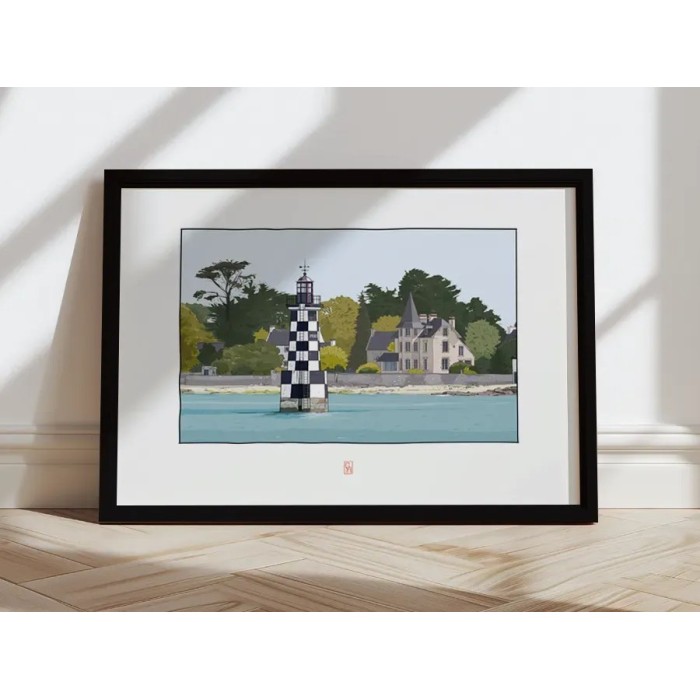 Illustration de la tourelle de la Perdrix, Loctudy