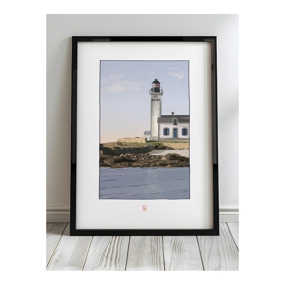 Phare de l'île aux moutons, Fouesnant, Finistère sud