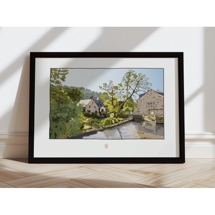 Illustration du Moulin de Rosmadec, Pont-Aven, Finistère