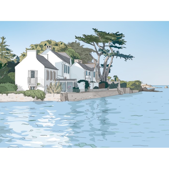 Brignogan-Plages à marée haute