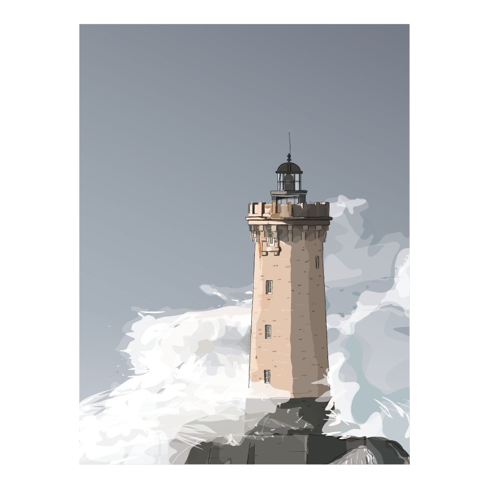 Illustration du Phare du Four, Pointe du Raz